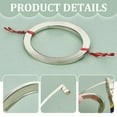 thumbnail image 5 of 9.8 Feet Wide 3mm Craft Copper Wire 32 Gauge Jewelry Flat Wire Bezel Wire Platinum Soft Metal Strips Bendable Wire for Gem Wrapping Sculpting Armature Metal Wrap Jewelry Making, 5 of 6