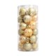 thumbnail image 2 of Set de adornos para bola de árbol de Navidad 24 piezas | Plástico indestructible | Rojo Verde Blanco Multicolor | 1,57" de diámetro | Acabados brillantes con purpurina mate | Easy Hang | Decoración, 2 of 6