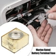 thumbnail image 2 of Unique Bargains Waterproof 200A Marine Rated Battery Fuse Terminal Fuse Only 58V DC Maximum, 2 of 6