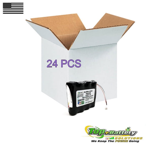 Hotel Door Lock 6V Batteries For Saflok A28110 Replaces HTL11 884952 A28100 Qty.24