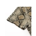 thumbnail image 6 of SCHUHLAND Women's Sexy Snake Print Crop Top - Slim Fit High Collar Tank Top, Harajuku Sleeveless Vest, Girls Casual Summer Primer Camis Top, 6 of 15