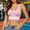 A1_Pink, variant on Women's Color Block Striped Crop Sports Tank Top Bra Wireless Push Up Padded No Underwire Gym Yoga Sports Bras Full Coverage Scoop Neck Breathable Support Lifting Crop Vest Bra Light Violet M