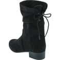 thumbnail image 3 of Delicious Kimmy Women's Faux Suede Stretchy Open Toe Open Back Over The Knee Block Chunky Heel Boot, 3 of 7