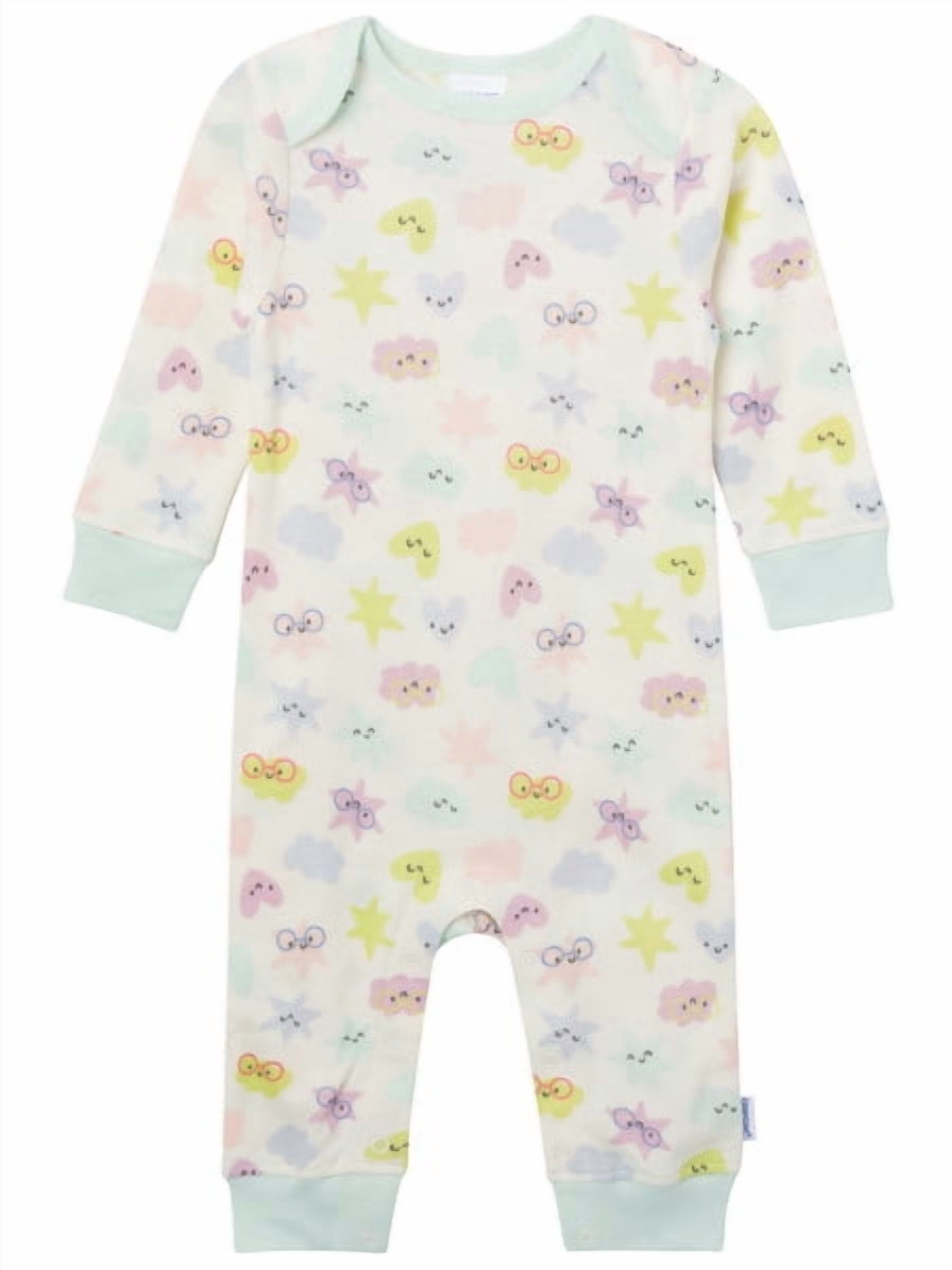 Baby Girl Onesies Brand 3-Pack Footless Pajama Set Sizes (Newborn-24 Months)