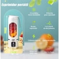 thumbnail image 5 of Batidora Portátil sin Cable,Mini Licuadora, Licuadora de Batidos con 12 Cuchillas, para Batidos y Smoothies,Zumos, Recargable, 450ml Diseño de doble cubierta con asa, 5 of 5