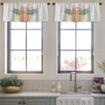 thumbnail image 3 of LALILO Kitchen Curtain Valance Happy Birthday Card With Rod Pocket Window Curtain 52"x 18" Set of 2, 3 of 5