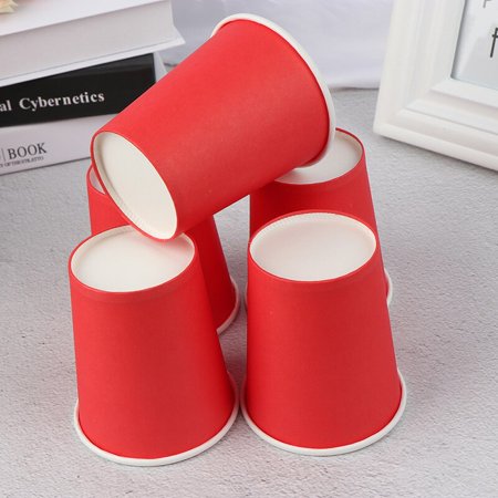 

10pcs Color Disposable Cups Handmade Paper Cups Kindergarten DIY Handmade Materials Household Coffee