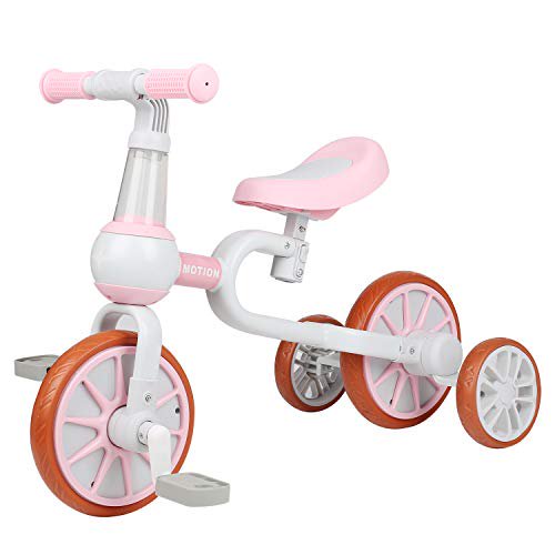 Vokul 3 In 1 Kids Tricycle Toddler Balance Trike Bike Toys With Detachable Pedals Kids Walking Tricycle Bicycle For 2 4 Years Old 3 Wheel Bike Trikes First Birthday Gift Walmart Com Walmart Com