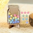 thumbnail image 3 of LKWLPD Star Jar Reward System, Reward Jars for Kids, Star Reward Jar with Wooden Holder, Classroom Management Tools for Home Classroom Kids Good Behavior Training, 3 of 5