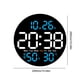 thumbnail image 3 of Reloj Pared Digital 10 Pulgadas Pantalla Fecha Y Temperatura Humedad () Azul, 3 of 6