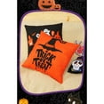 thumbnail image 4 of Kmbangi Pillow Cover Halloween Cartoon Patterns Print Square Pillowcase, 4 of 5