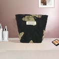 thumbnail image 5 of Unique Bargains 1 Pc Vintage Butterfly Makeup Bag Polyester Black Small, 5 of 5