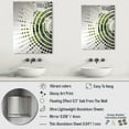 thumbnail image 4 of Designart "Eco-Friendly Symphony of Green Plants III" Abstract Botanicals Oversized Wall Mirror - Modern Abstract Bathroom Wall Mirror Decor - Multiple Color Options, 4 of 6