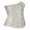 Beige, variant on Women's Gothic Embroidery Lace Up Boned Underbust Corset Top Plus Size Beige 2XL