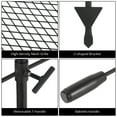 thumbnail image 4 of Portable Folding Campfire Grill & Griddle - Height Adjustable Stainless Steel Mesh Grate for Camping & Backpacking - Dual-Use BBQ Cooking Equipment - Compact Outdoor Fire Pit Accessory, 4 of 7