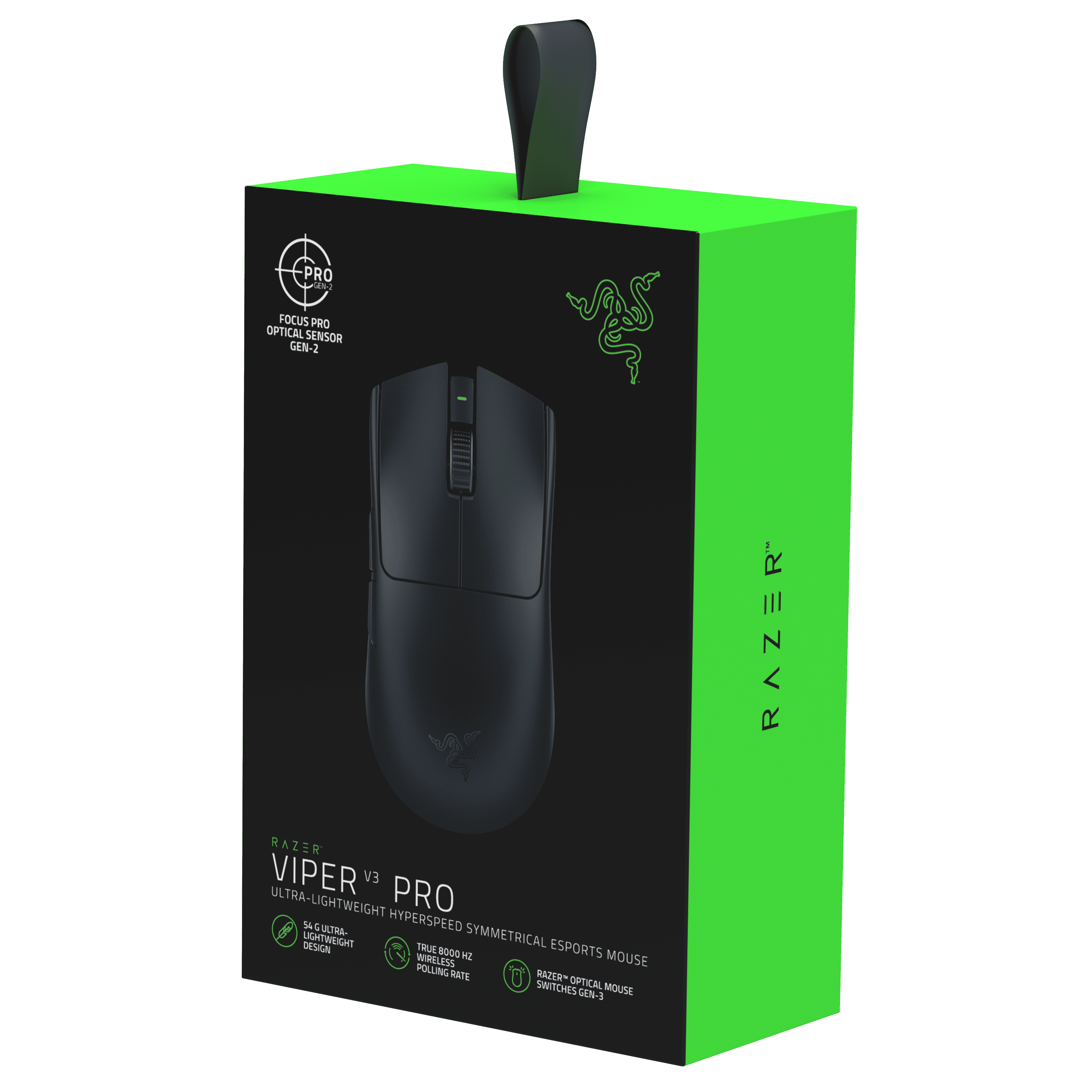 Razer Viper V3 Pro Optical USB Wireless Gaming Mouse, Black Razer Viper V3 Pro Optical USB Wireless Gaming Mouse, Black