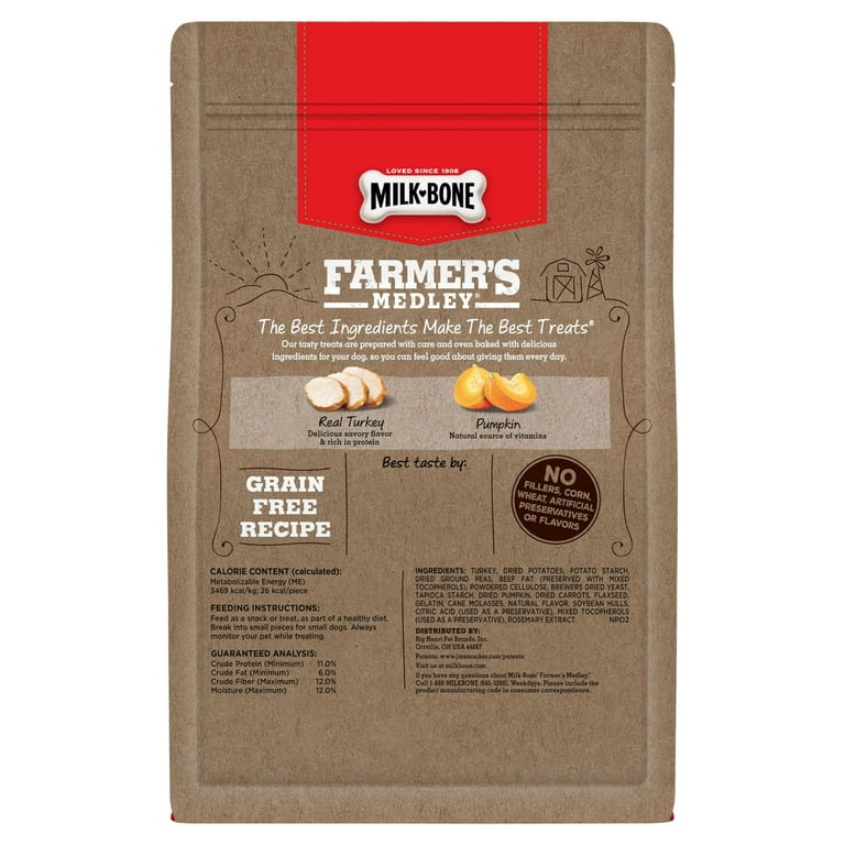 Milk bone shop turkey and pumpkin