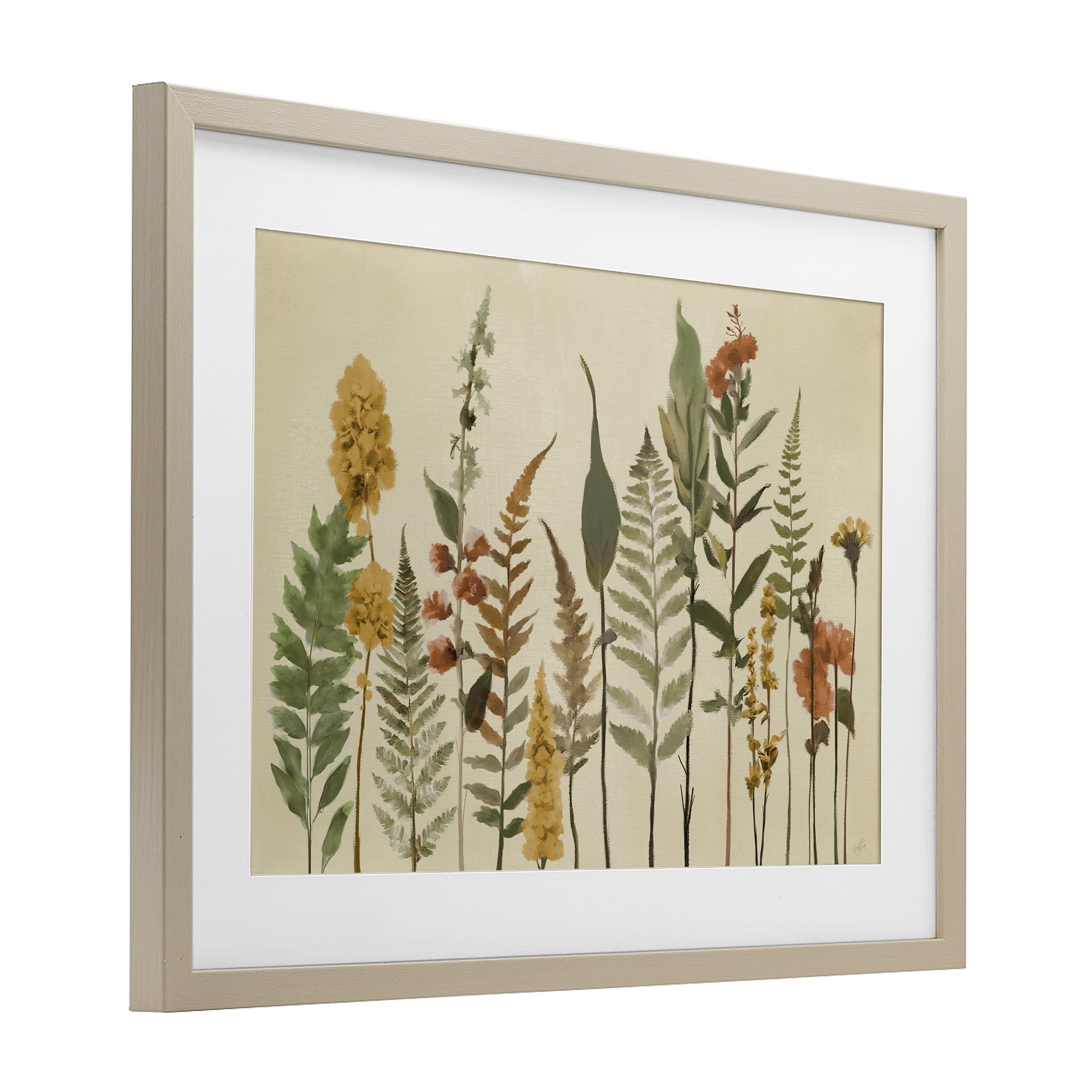 Stupell Industries Fall Toned Botanics Birch Framed Print Under Glass, design by Elizabeth Medley