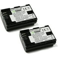 thumbnail image 1 of Wasabi Power LP-E6, LP-E6N Battery (2-Pack) for Canon EOS 5D Mark II/III/IV, 5DS, 5DS R, 6D, 6D Mark II, 7D, 7D Mark II, 70D, 80D, 90D, R, R5, R5C, R6, Ra, XC10, XC15, BMPCC 4K, BMPCC 6K, 1 of 2