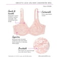 thumbnail image 4 of Curvy Couture No Show Lace Unlined Underwire Bra, 4 of 5