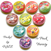 WOOGIE Fine Drops Variety Mix  Assorted Flavors Candy, Pack of 10 Different Flavor Packs