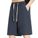 thumbnail image 2 of Puntoco Pantalones Cortos Cargo Ligeros Y Transpirables Para La Playa Al Aire Libre, Informales, Diarios, Para Hombre, Gris Xxxxxxxl,Pantalones Cortos Hombre, 2 of 8