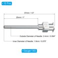 thumbnail image 2 of Unique Bargains 10 Pcs 13G 1 Inch Blunt Tip Dispensing Needle with Lure Lock for Refilling Liquid Inks Adhesives, 2 of 6