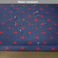 thumbnail image 6 of Ambesonne Mint Place Mats Set of 4, Dots Star, Standard Size, Indigo Vermilion, 6 of 6