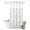 Light Green Light Brown White, variant on No Hook Shower Curtain, Sparrow Shower Curtains for Bathroom with See Through Top Window, Spring Birds on The Branches Retro Country Beige Waterproof & Washable Bath Curtain Long 72"x78"