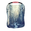 ECZJNT March landscape birch forest Nursing Cover Baby Breastfeeding Infant Feeding Cover Baby Car Seat Cover