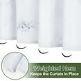 thumbnail image 3 of Ikfashoni Christmas Shower Curtain, Waterproof Fabric Snowy Winter Bathroom Curtain with 12 Hooks, 70"X69", 3 of 10