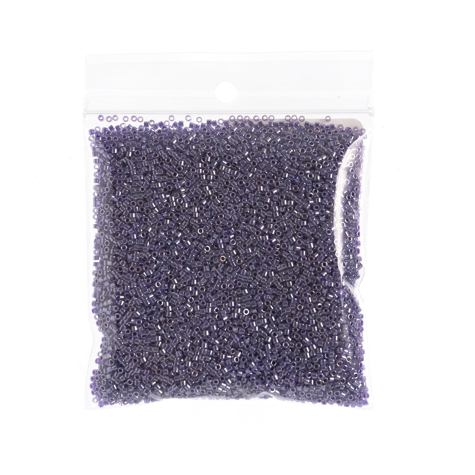Miyuki Delica 11/0 - Crystal Violet Ceylon Lined-Dyed DB0250 - 50gms Bag of Japanese Glass Beads