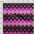 thumbnail image 3 of oneOone Cotton Poplin Dark Magenta Fabric Geometric Sewing Fabric By The Yard Printed Diy Clothing Sewing Supplies 42 Inch Wide, 3 of 4