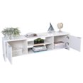 thumbnail image 4 of Mueble Mesa Para Tv Rack Madesa 2 Puertas Hasta 65 Blanco, 4 of 10