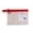 B#Red, variant on SLYNSHome A6 Clear Zipper Pouch Bags Plastic Zipper Pouches for Organizing Red Puzzle Organizer Bags Office Storage Bags