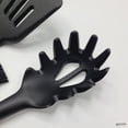 thumbnail image 6 of Elyon Tableware® 9-Piece Black Colored Silicone Kitchen Utensils Set with Wooden Handles, 6 of 7