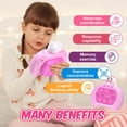 thumbnail image 2 of Quick Push Pop Game It Fidget Toys Pro for Kids Adults, Handheld Game Fast Puzzle Game Machine, Push Bubble Stress Toy (Pink), 2 of 5