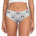 thumbnail image 1 of Balery Panda Bear Ropa Interior de Algodón para Mujer con Dibujo – Braguitas Cómodas y Elásticas, Estilo Clásico-Small, 1 of 6