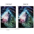 thumbnail image 4 of Space Ghost-themed Garden Flag. Perfect gift for fans, friends, and family members, and suitable for outdoor activities, party decorations11''x18'', 4 of 5
