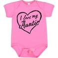 thumbnail image 3 of Inktastic I Love My Auntie in Black Chalk Heart Boys or Girls Baby Bodysuit, 3 of 5