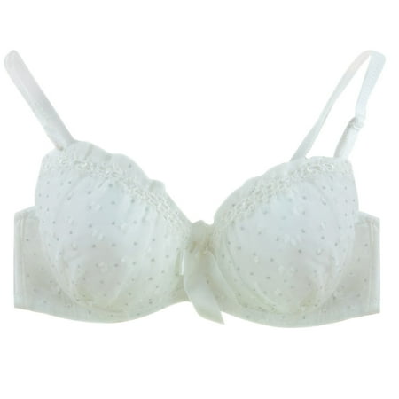 

EFINNY Womens Bowknot Lace Push Up Bra Lingerie Brassiere