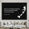 thumbnail image 3 of I never lost my hope Art Canvas, Motivational Canvas, There Are No Hopeless Situations Wall Decor, Ataturk, Ataturk Wall Decor, Canvas Wall Decor - Rolled Canvas, 3 of 5