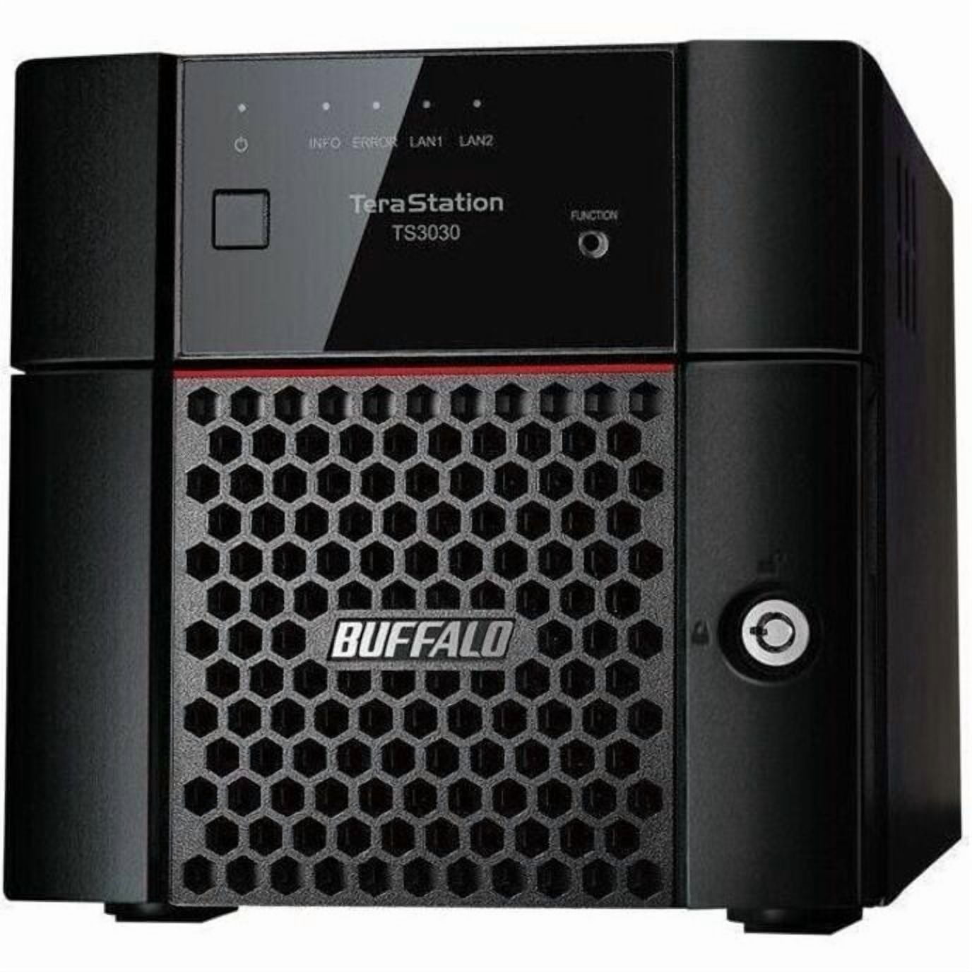BUFFALO TeraStation 3230DN 2-Bay Secure SMB Desktop NAS 8TB (2x4TB) with Hard Drives Included - Annapurna Labs Alpine AL524 Quad-core (4 Core) 2 GHz - 2 x HDD Supported - 2 x HDD Installed - 8 TB I...