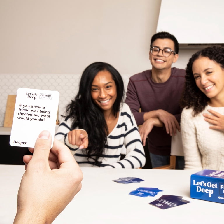 HUCH! Let's Get Deep Conversation Card Game (German Edition) - 300 Question Cards 3 thumbnail image