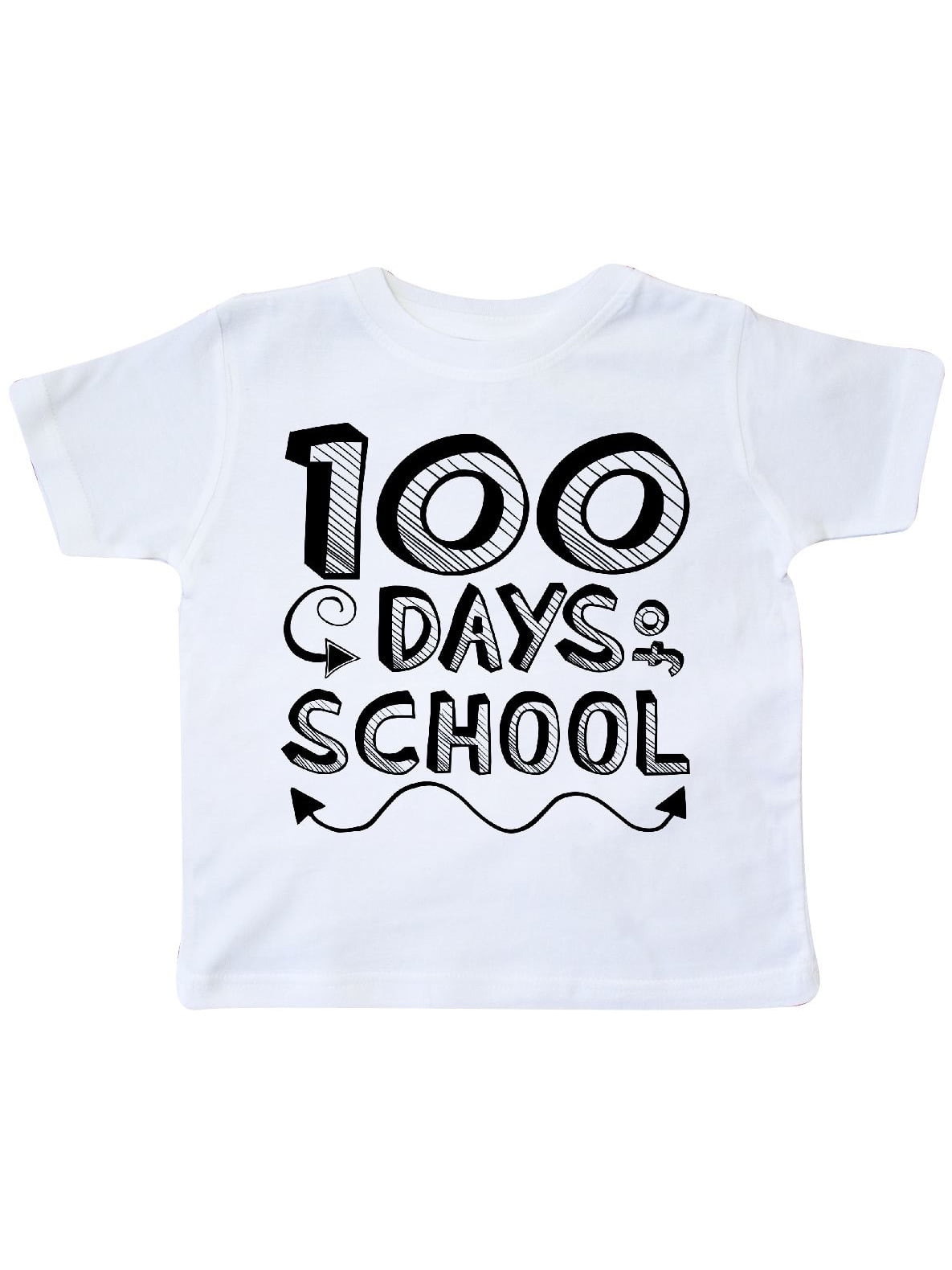 inktastic 100 Days of School with Arrows Toddler T-Shirt