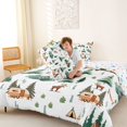 thumbnail image 4 of Erosebridal Teens Jungle Animal Deers Queen Comforter Set 3pcs,Kids Boys Girls Kawaii Camping Car Bedding Comforter Set,Microfiber Bedroom Decor, 4 of 6