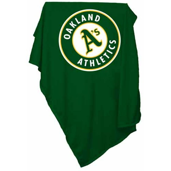 Oakland Athletics Official Sweatshirt Blanket by Logo Chair Inc.