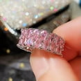thumbnail image 3 of QQTDFG Elegant 925 Silver Wedding Rings Women Cubic Zirconia Jewelry Sz 6-10-6-#6, 3 of 9
