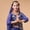 Blue, variant on Girls Belly Dance Performance Top Sequined Long Sleeve Chiffon Blouse For Carnival Stage Show Short Sleeve Shirt for Girls Tees Kids Tshirts Clothes Summer Tops T-Shirt