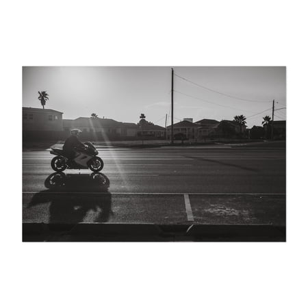 CRUISING, GALVESTON - Galveston Texas Photography Black and White Street Photography Minimalist Cityscape Unframed Wall Art Print 4 x 6 inches